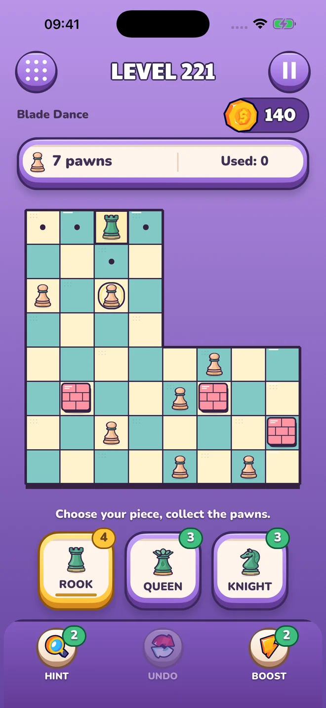 ChessPawn puzzle with Jade Garden pieces