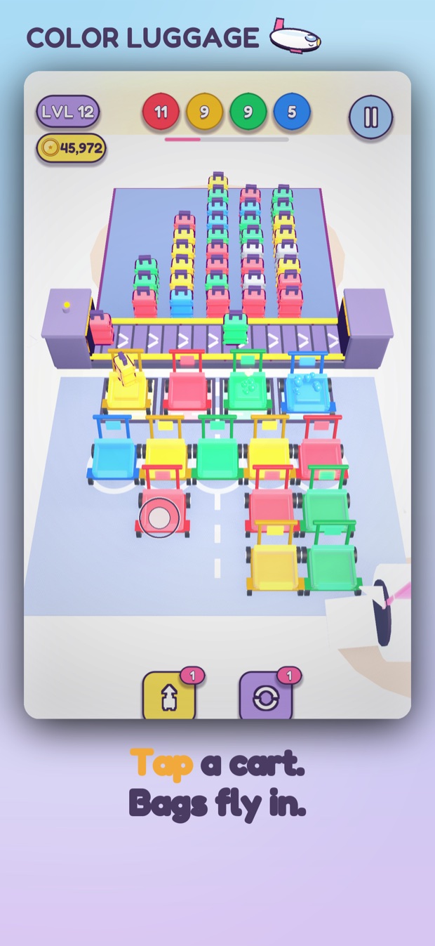 Tap and match mechanic