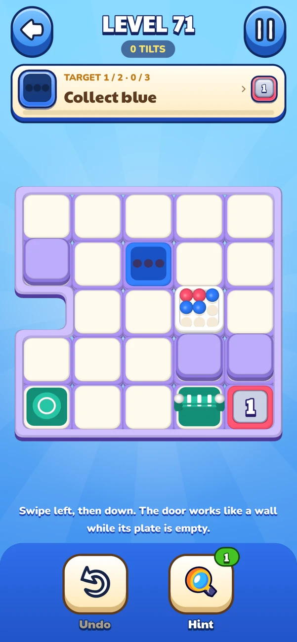 A puzzle featuring keys and locks